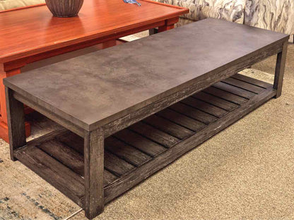 Ethan Allen 'Gannett' Rustic Cocktail Table