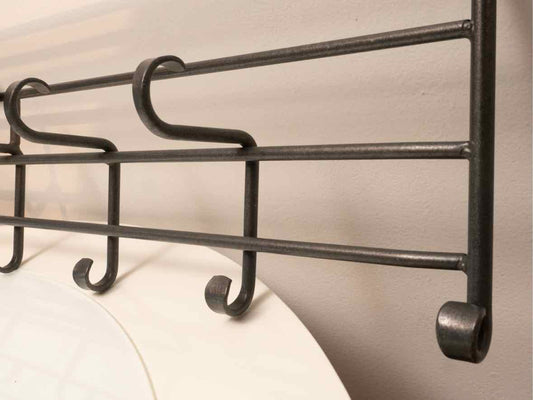 Cast Iron Wall 6 Hook Hanger