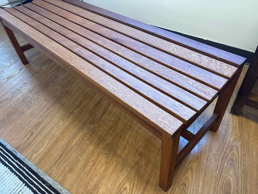 Four Seasons Curved Wooden Bench
