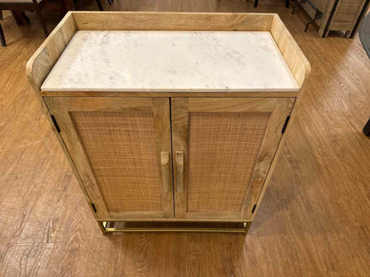 Powell 'Janie' Rattan Bar Cabinet