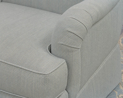 Pair of Kravet English Roll Arm Chairs