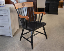 Maple & Black Arm College Office Chair