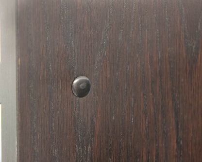 Pair of Espresso Finish Adjoining Bookcases