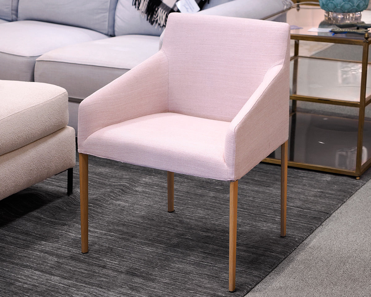 Arper 'Saari' Dust Pink Upholstered Accent Chair