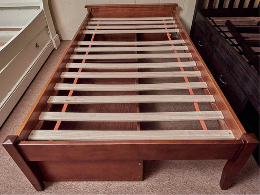 Pottery Barn Cherry Platform 2 Drawer Storage  Twin Bed