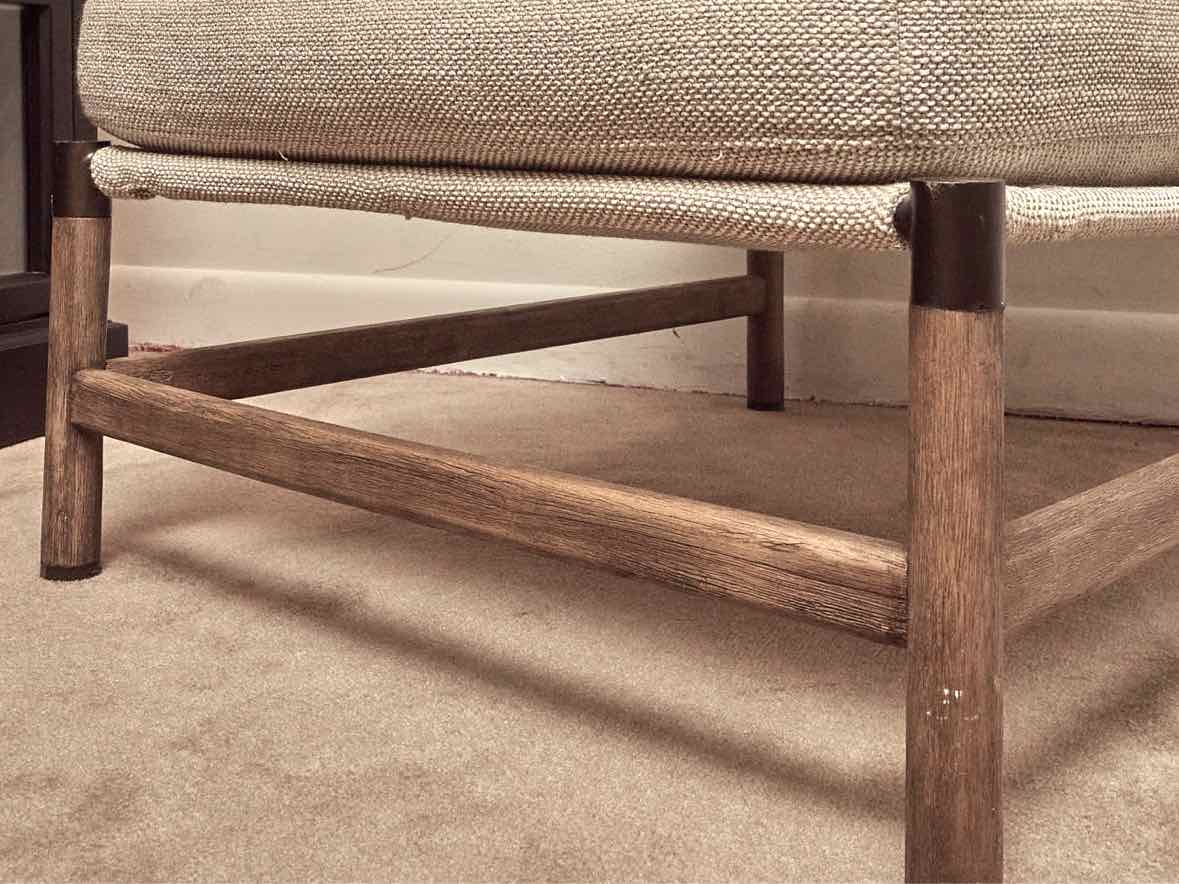 Pair Of 4 Hands  'Memphis'  Textured Wool Blend Upholstered Chairs