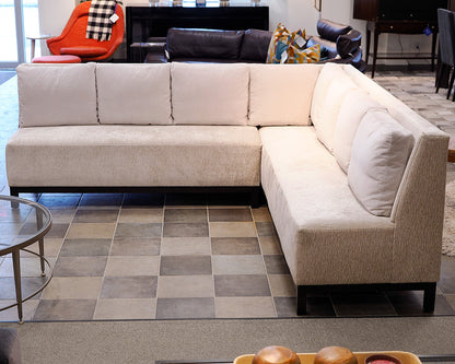 Banquette Style Sectional in Custom Upholstery