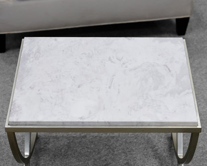Haviland Marble Topped Side Table