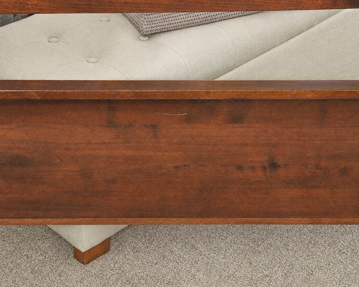 Mission Style Cherry King Bed