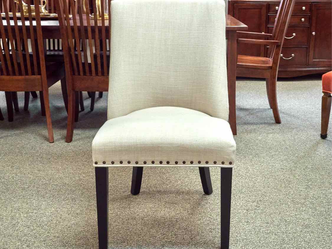 Set of 6 Pier 1 Imports Dining Chairs in Off-White Basketweave