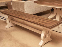 Espresso Finish Oak 'Sand' Finish Base Bench