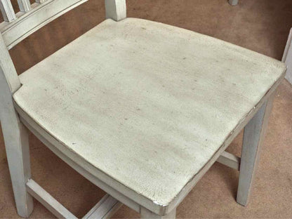 Set Of Universal Furniture Slat Back In Driftwood Grey Finish  Dining Chairs