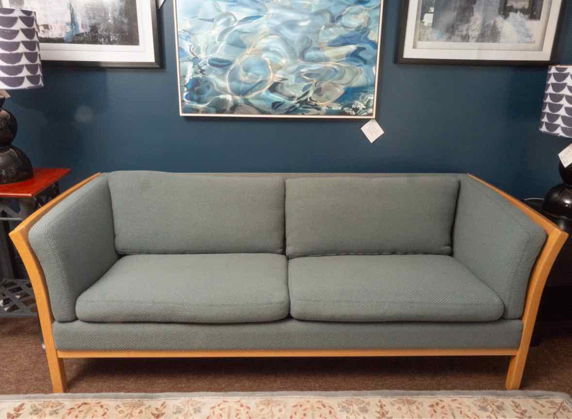 Danish Modern 2 Cushion Sofa
