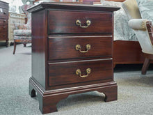 Solid Cherry Three Drawer Nightstand