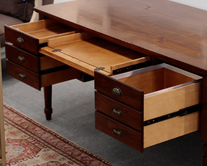 Pottery Barn Printer's Keyhole Exectutive Desk