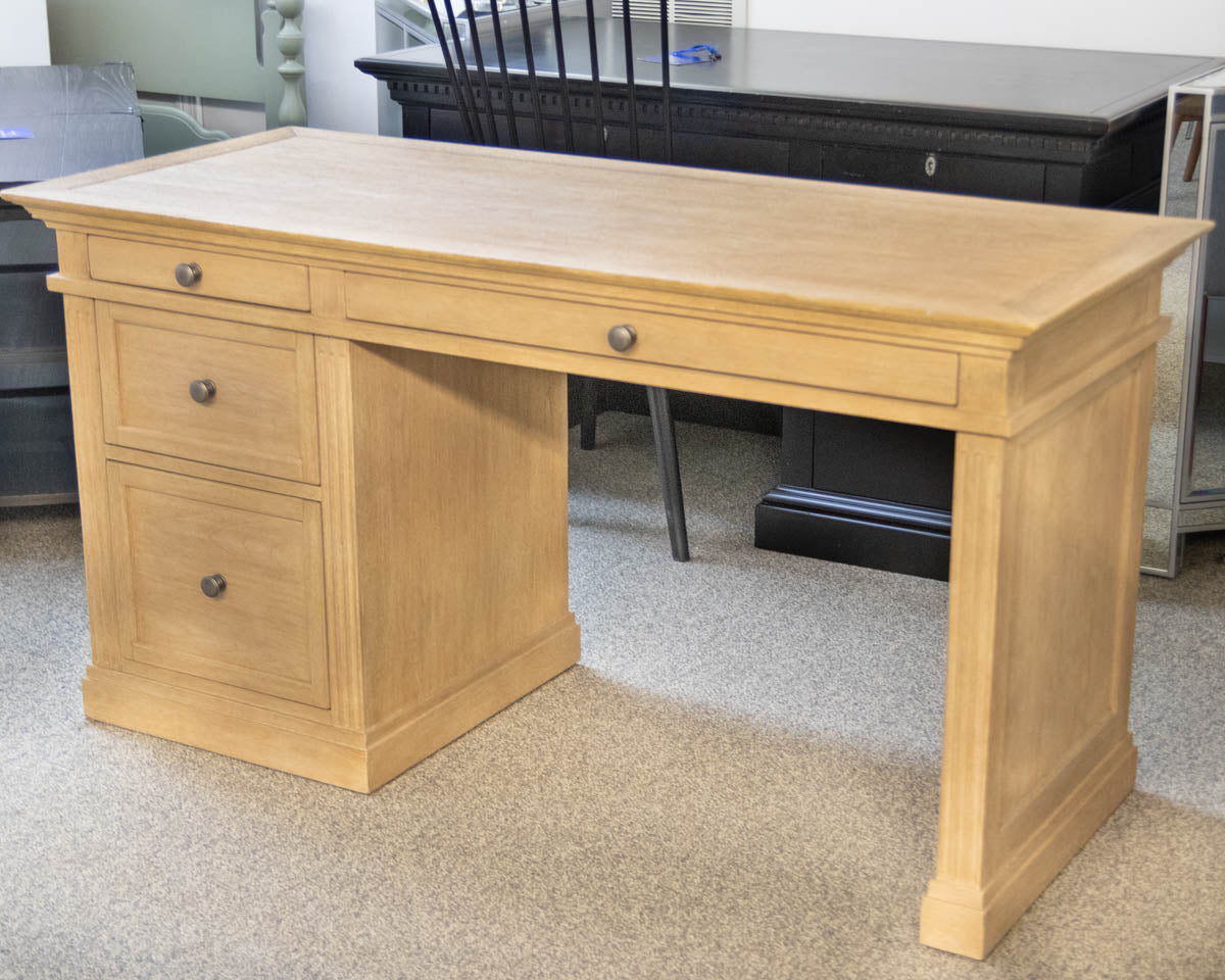 Pottery Barn ' Livingston' Single Cabinet Writing Desk