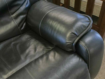 Southern Motion Power Rocker Recliner in Black Leather