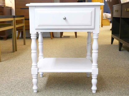 Sumter Cabinet Co. One Drawer Nightstand in White Finish