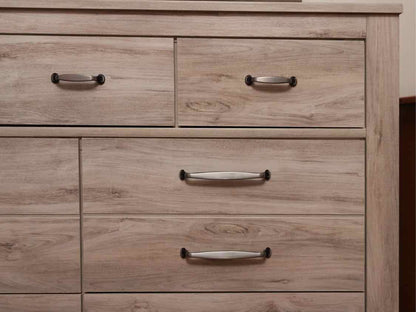 Driftwood Finish 7 Drawer Mule Chest