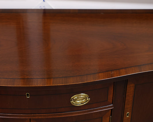 Banded-mahogany serpentine front server