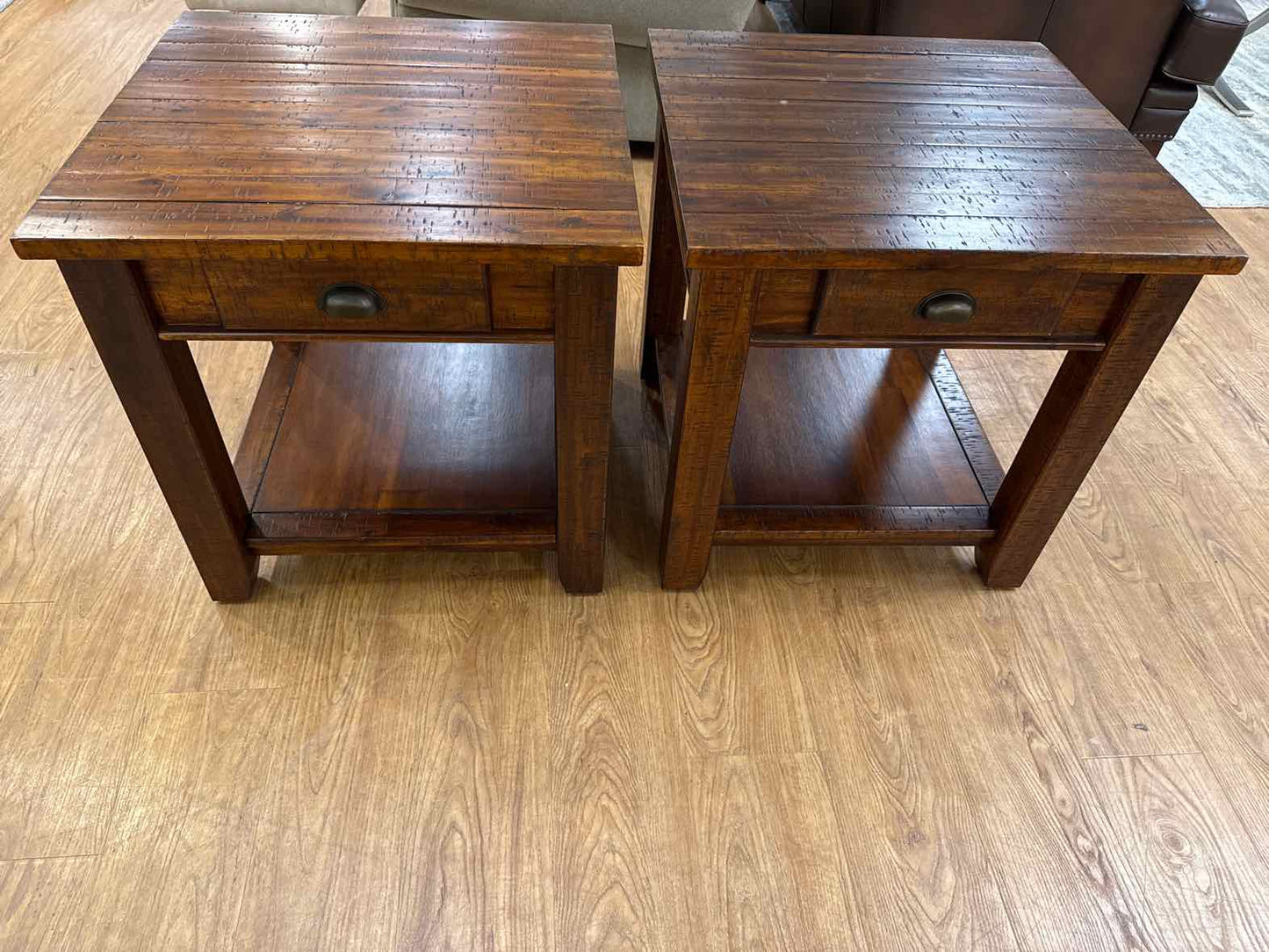 Jofran Pair of 'Seaside Dakota' Side Tables