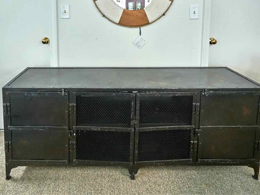 Restoration Hardware Industrial Metal Console