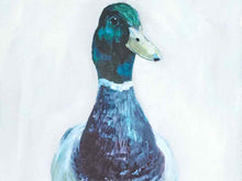 'Mallard Walking 2' in Silver Frame