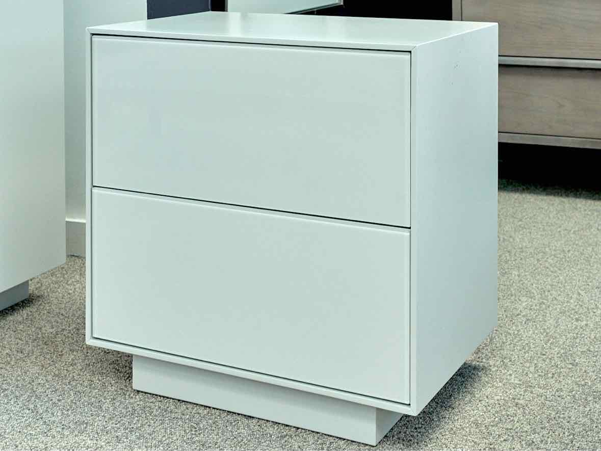 Pair of West Elm 'Emilia' Two Drawer Nightstands