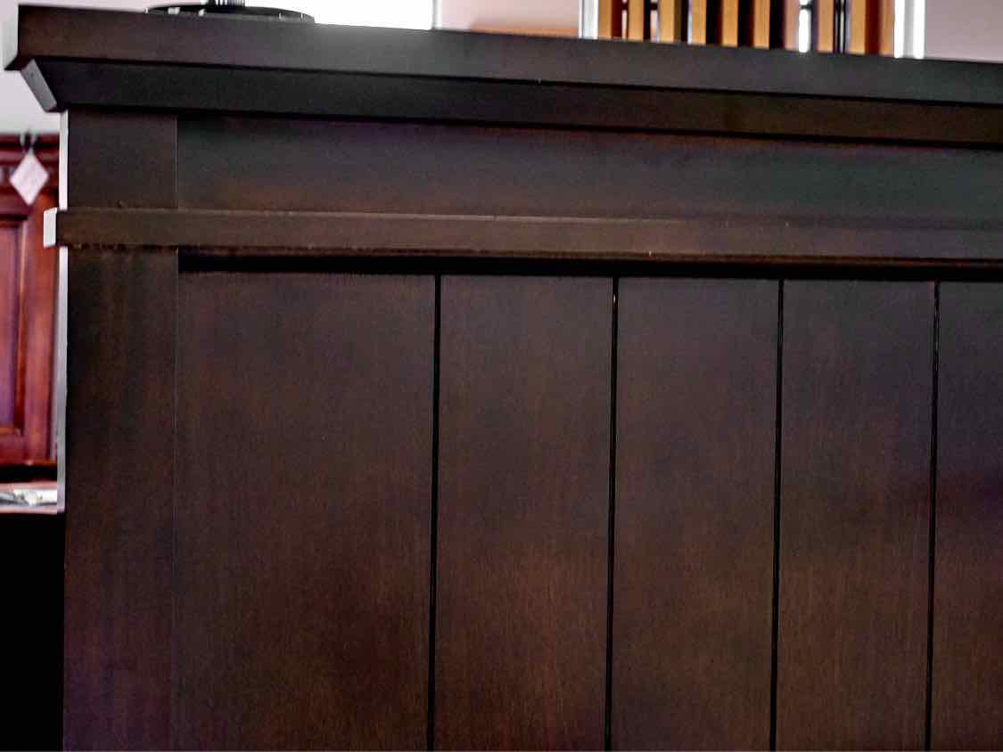 Boston Interiors Black Plank King Bed