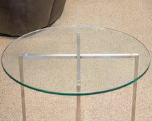 Room & Board Glass & Metal Contemporary Side Table