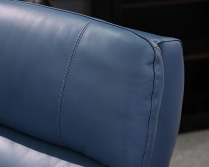 Circle Furniture Elran Robins Egg Blue Dual Reclining Loveseat