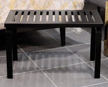 Black Metal Artek Bench
