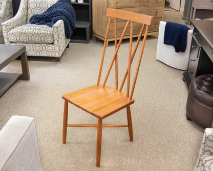 Pair of Gat Creek Addison Dining Chairs in Cherry with Natural Finish