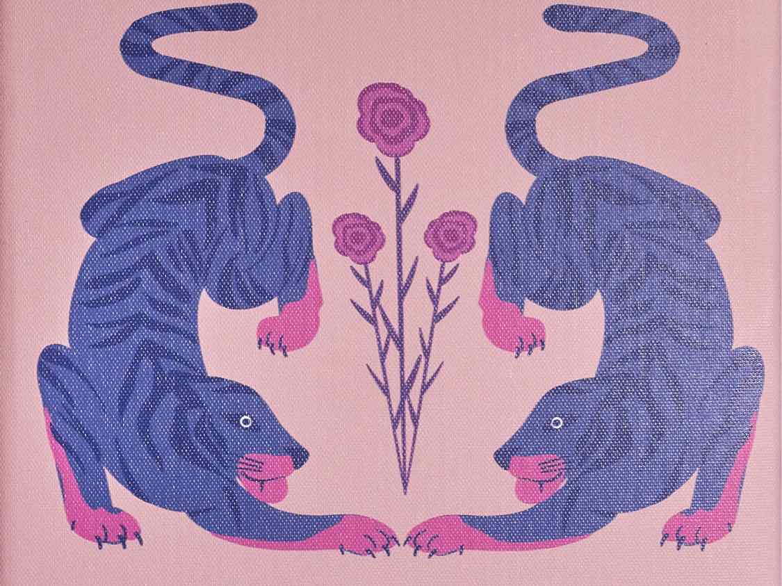 'Big Cat' Framed Print 2/4