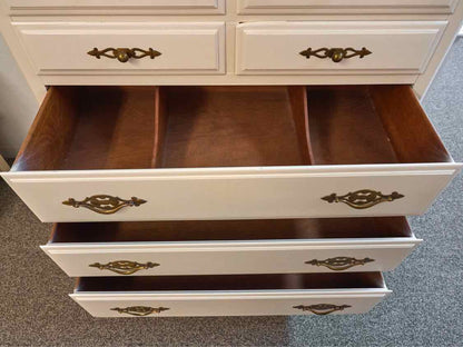 Nine Drawer Chest in Cream Finish