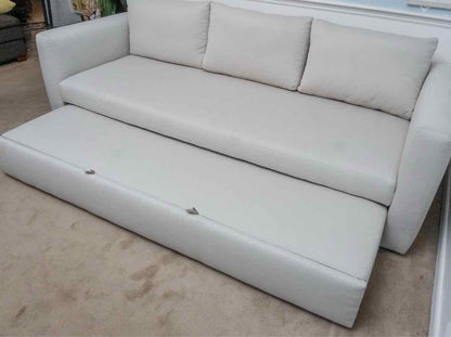 Room & Board ' Oxford'  'Olmstead Flax' 2 Cushion Pop Up Platform Queen Sleeper