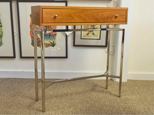 MG+BW ' Ming' Walnut 1 Drawer Console
