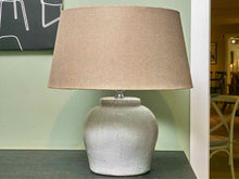 White Ceramic  Table Lamp with Shade
