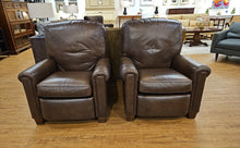 McNeilly Furniture Pair of Leather Recliners
