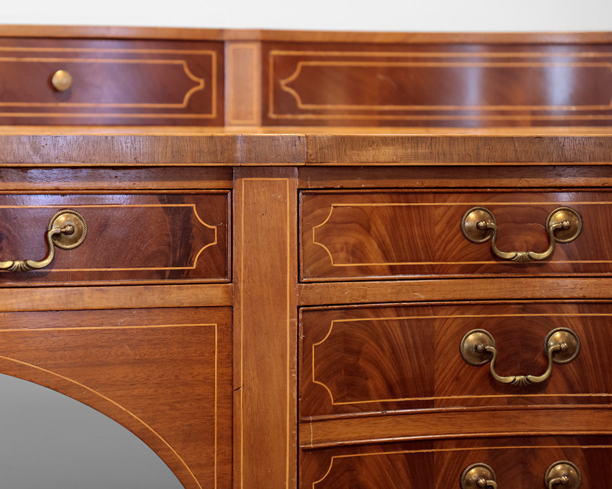 Federal Style Mahogany Serpentine Sideboard