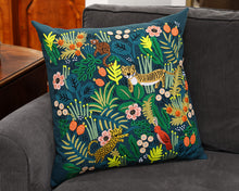 Teal Multi Colored Accent Pillow