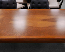 Custom 'Paul Brown' Burl Wood Extension Dining Table