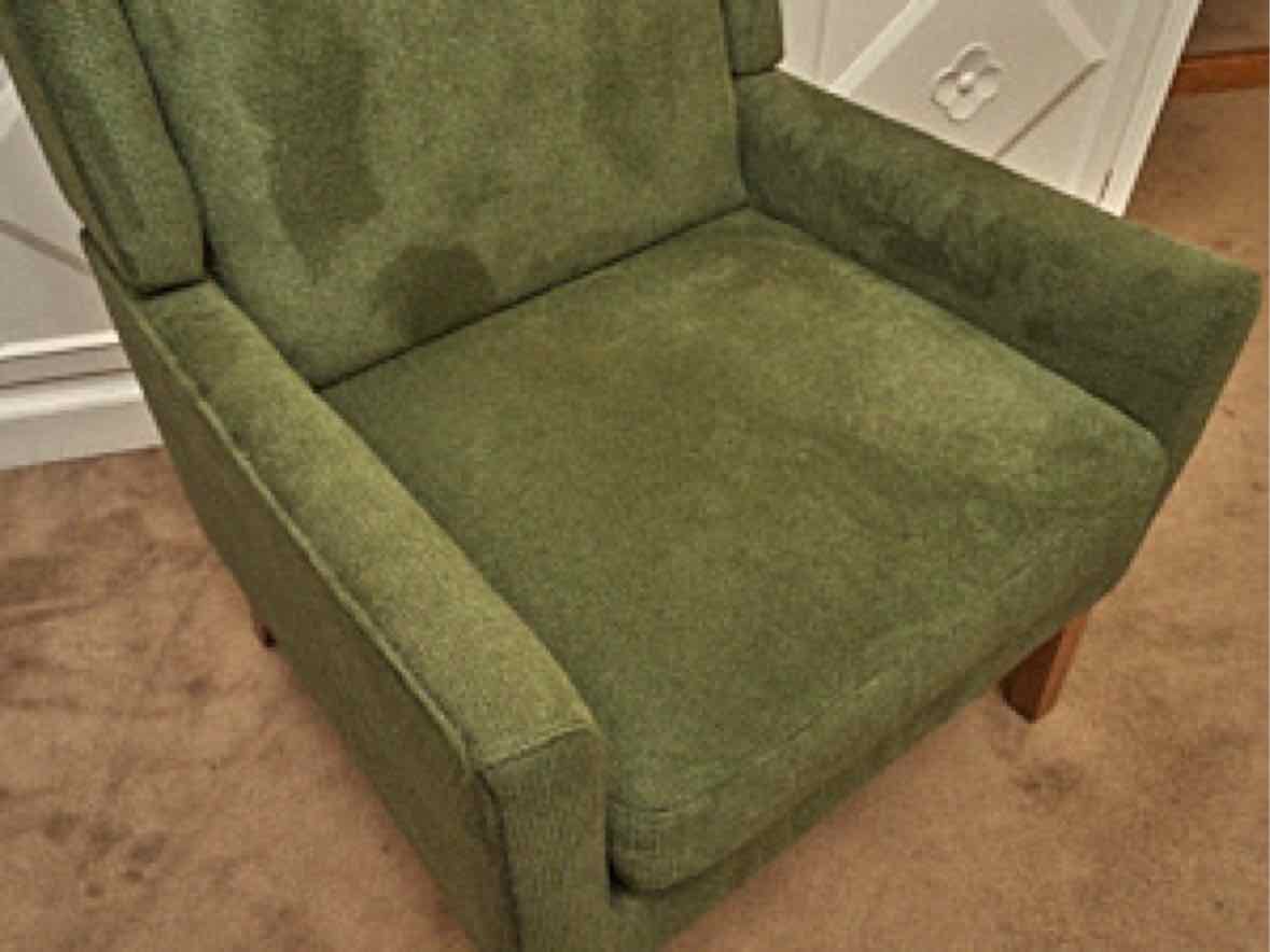 'Forest Fir Green' Upholstered  Accent Chair
