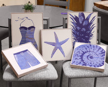 Set of 5 Summer Collection I Framed Artwork