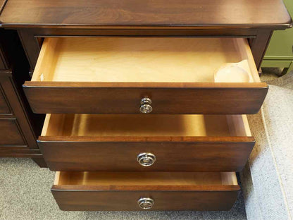 Pair of West Brothers Furniture Mahogany Finish  3 Drawer Nightstand