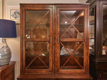 Ethan Allen Display Walnut Finish Display Cabinet