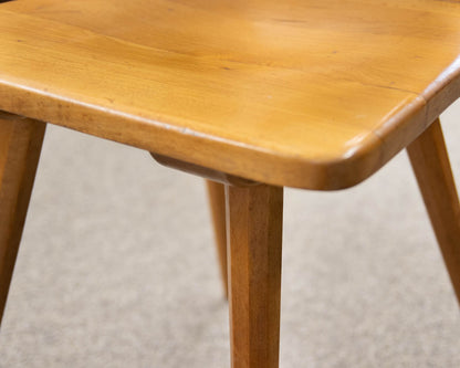 Hand Carved Alpine Bavarian Style Pine Chair