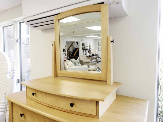 Pompanoosuc Mills Two Piece Six Drawer Cherry Chest and Mirror