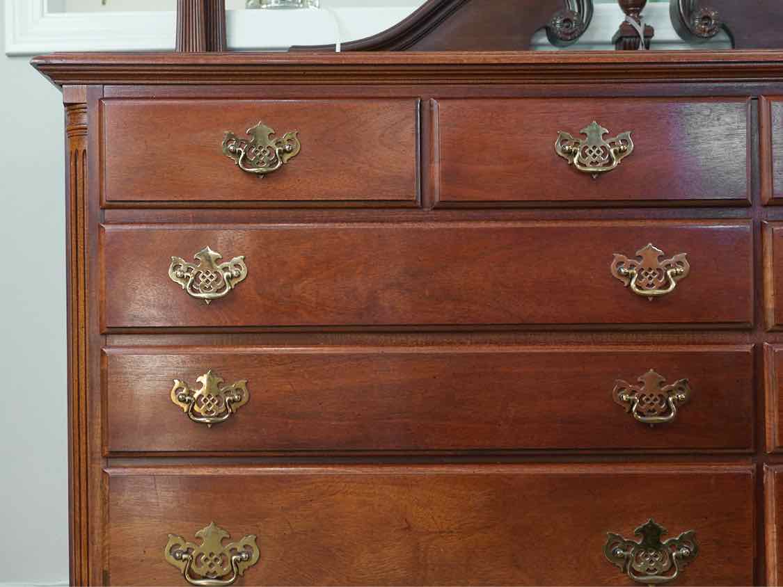 American Drew Mahogany 10 Drawer Triple  Dresser