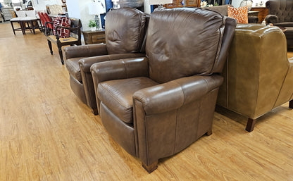 McNeilly Furniture Pair of Leather Recliners